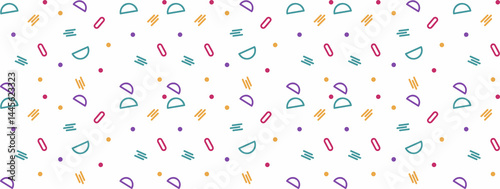 Wallpaper Mural Colourful confetti pattern Torontodigital.ca