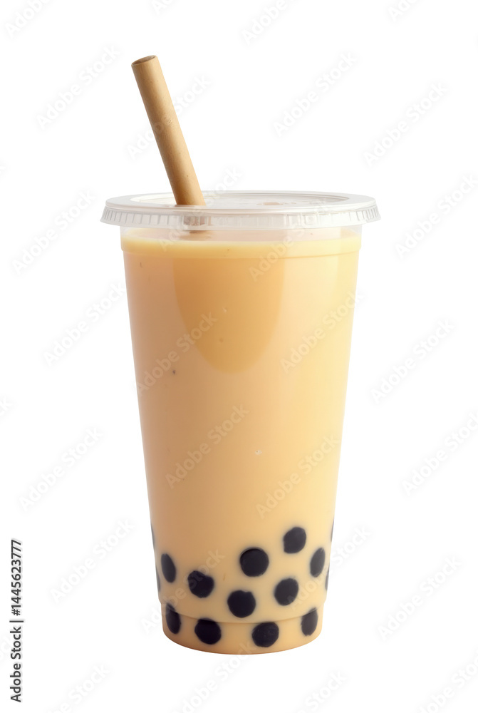Bubble Tea Emoji - 3D Rendering with Straw and Visible Tapioca Pearls Bubble Tea Emoji - 3D Rendering with Straw and Visible Tapioca Pearls