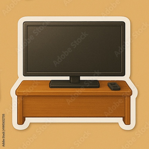tv with white gradien 