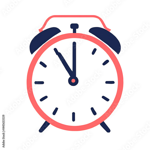 alarm clock isolated on white