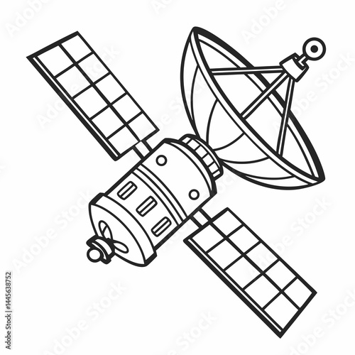 illustration of a satellite dish