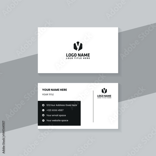 Business card design template, Clean professional business card template, visiting card, business card template