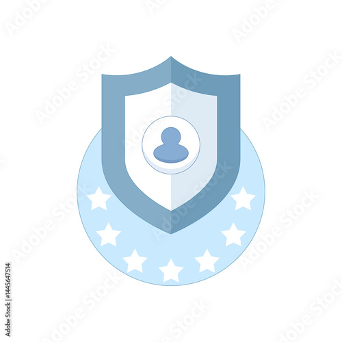 Privacy concept protects user data. Personalization that prioritizes privacy. Personalization that prioritizes personalized customer experiences through ethical use of data. Flat design illustration.