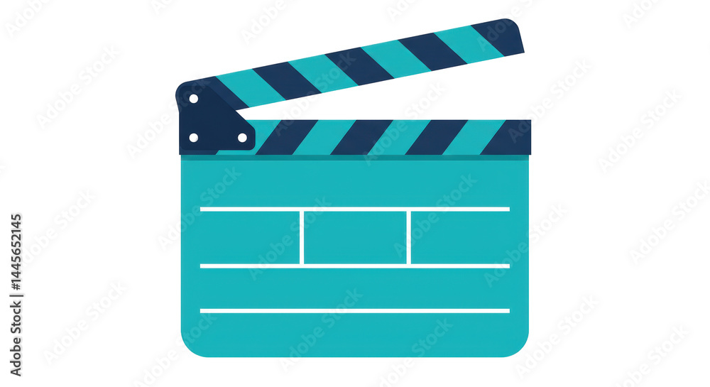 Obraz premium Isolated Clapperboard