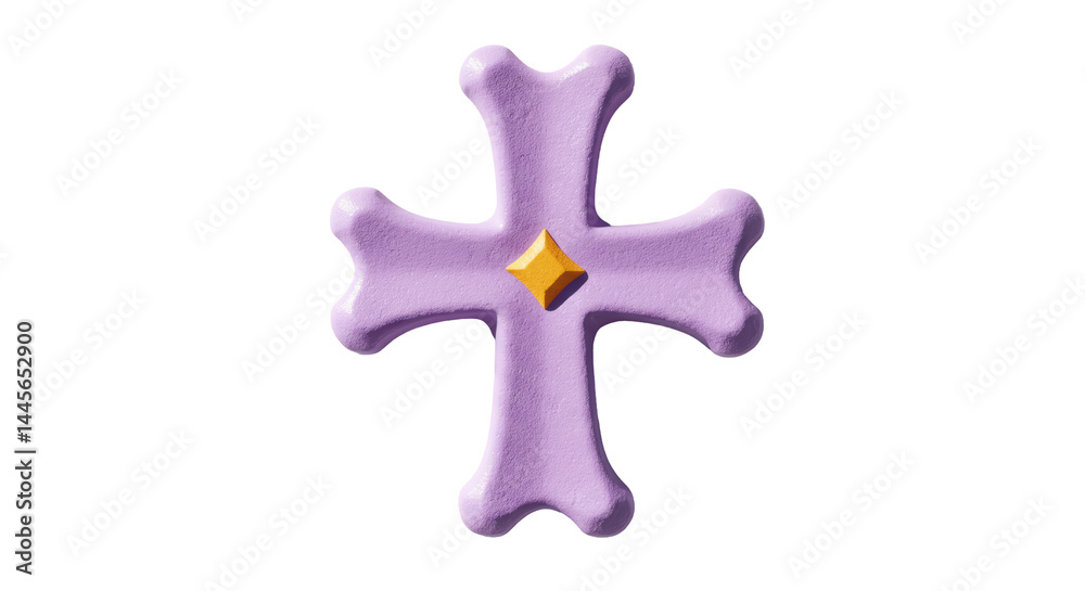 Obraz premium Isolated 3D Cross