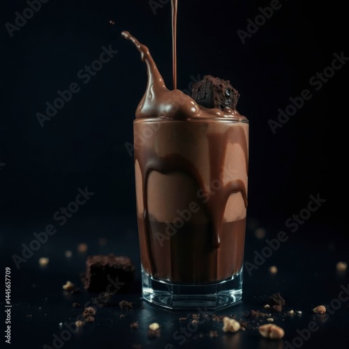 Decadent Chocolate Drink: Drizzled Indulgence