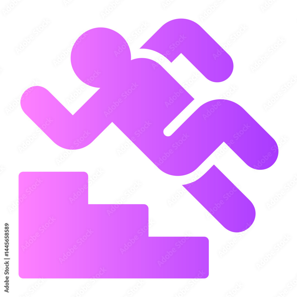 falling gradient icon falling gradient icon