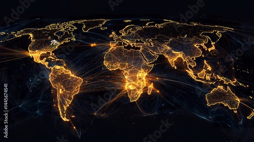 Ecommerce Logistics and Distribution, global delivery network map
