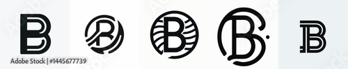 letter B logo vector
