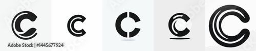 letter c logo vector