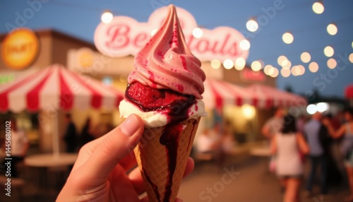 red ice cream
