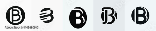 letter B logo vector