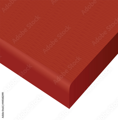 Plywood home wooden table. vector