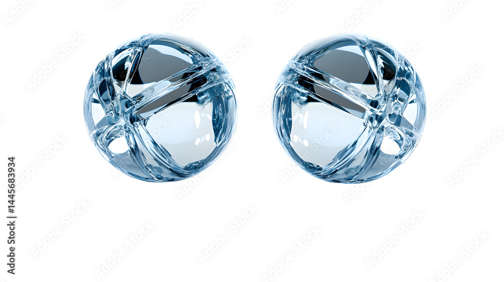 Reflective PicoBall Isolated on Transparent Background for Creative Designs Reflective PicoBall Isolated on Transparent Background for Creative Designs