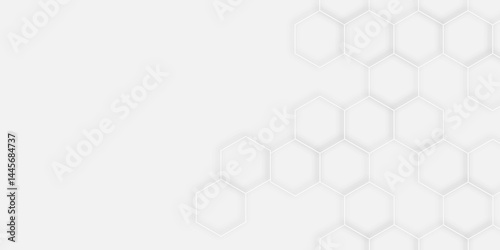 Abstract background with honeycombs seamless pattern hexagon.Modern simple style hexagonal graphic concept. vector illustration Science technology and medical concept hexagon on transparent background