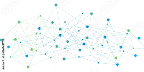 Abstract geometric lattice, the scope of molecules. vector illustration