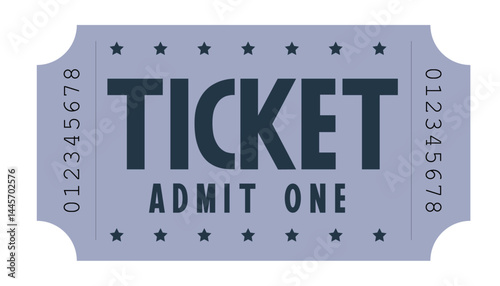 Admit one ticket, Coupon sale, Ticket sale, Set tiket, Vintage Ticket