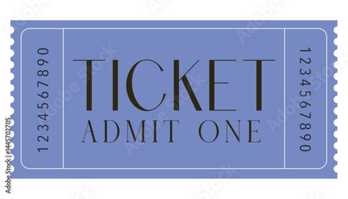 Admit one ticket, Coupon sale, Ticket sale, Set tiket, Vintage Ticket