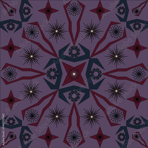 seamless pattern with stars