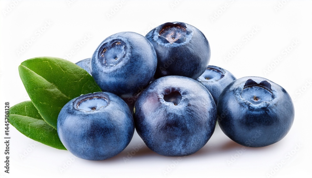 blueberries isolated on white background blueberries isolated on white background