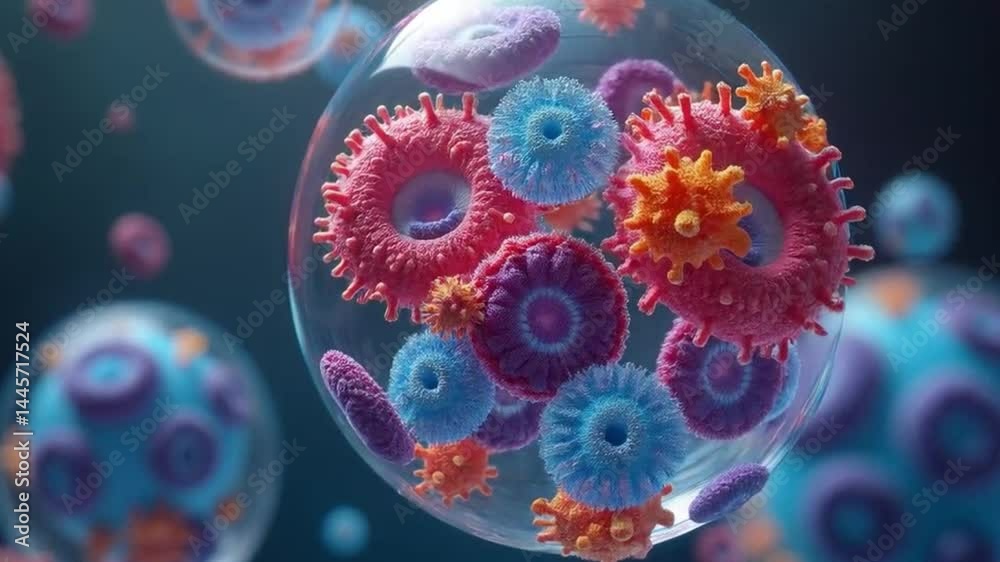 Enclosed Microbial Ecosystem, A Visual Exploration of Microscopic Structures Enclosed Microbial Ecosystem, A Visual Exploration of Microscopic Structures