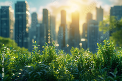 Green smart futuristic cities are being created using advanced technology, such as 5G, to enhance connectivity and improve sustainability  