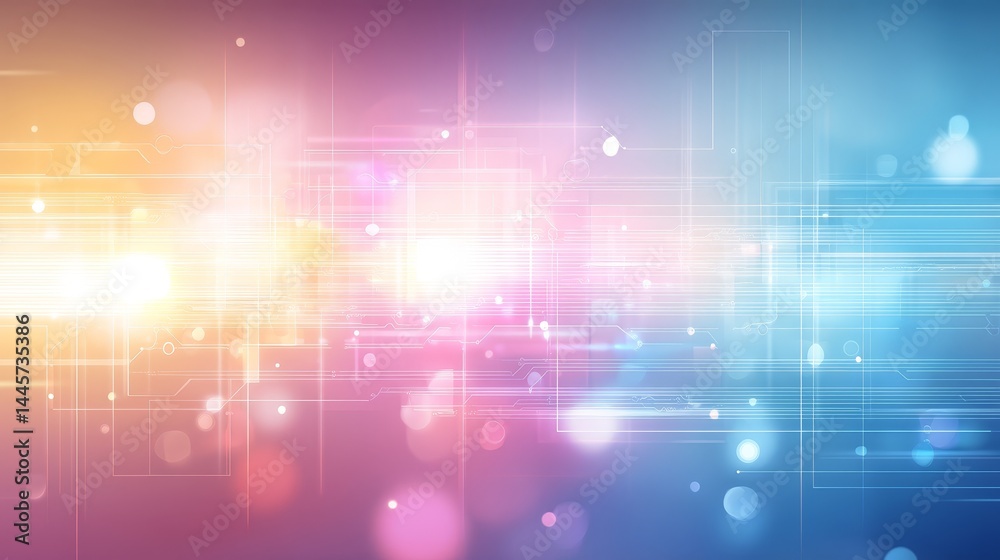 Abstract technology background with glowing lights and dynamic shapes for modern designs Abstract technology background with glowing lights and dynamic shapes for modern designs