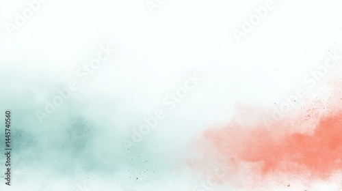 Vibrant red and green gradient on a pristine white background, modern minimalist design