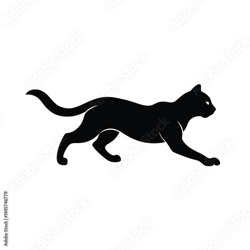 Simple Cat Face Icon Vector Graphic