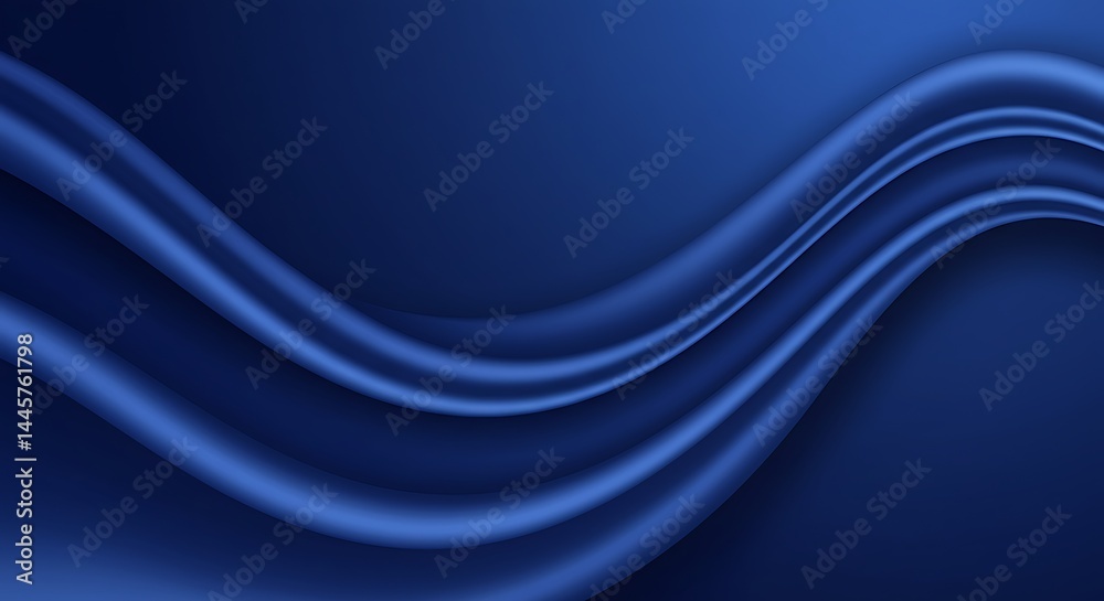 Fototapeta premium Midnight Flow AI Generated