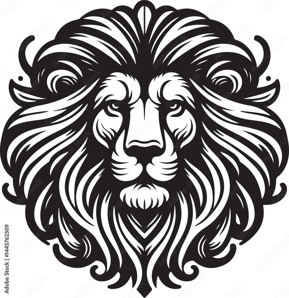 lion head vector lion head vector