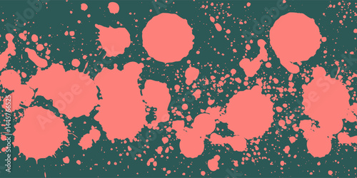 Random dots, circles. Dotted, speckles pattern. Pointillist, pointillism background. Stipple, stippling texture