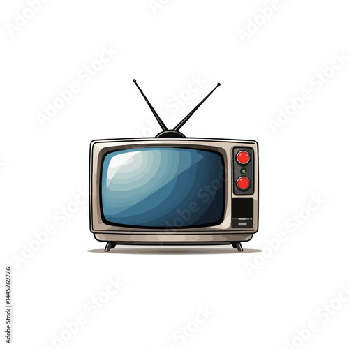 Vintage television set exhibiting classic design and features from the mid-20th century
