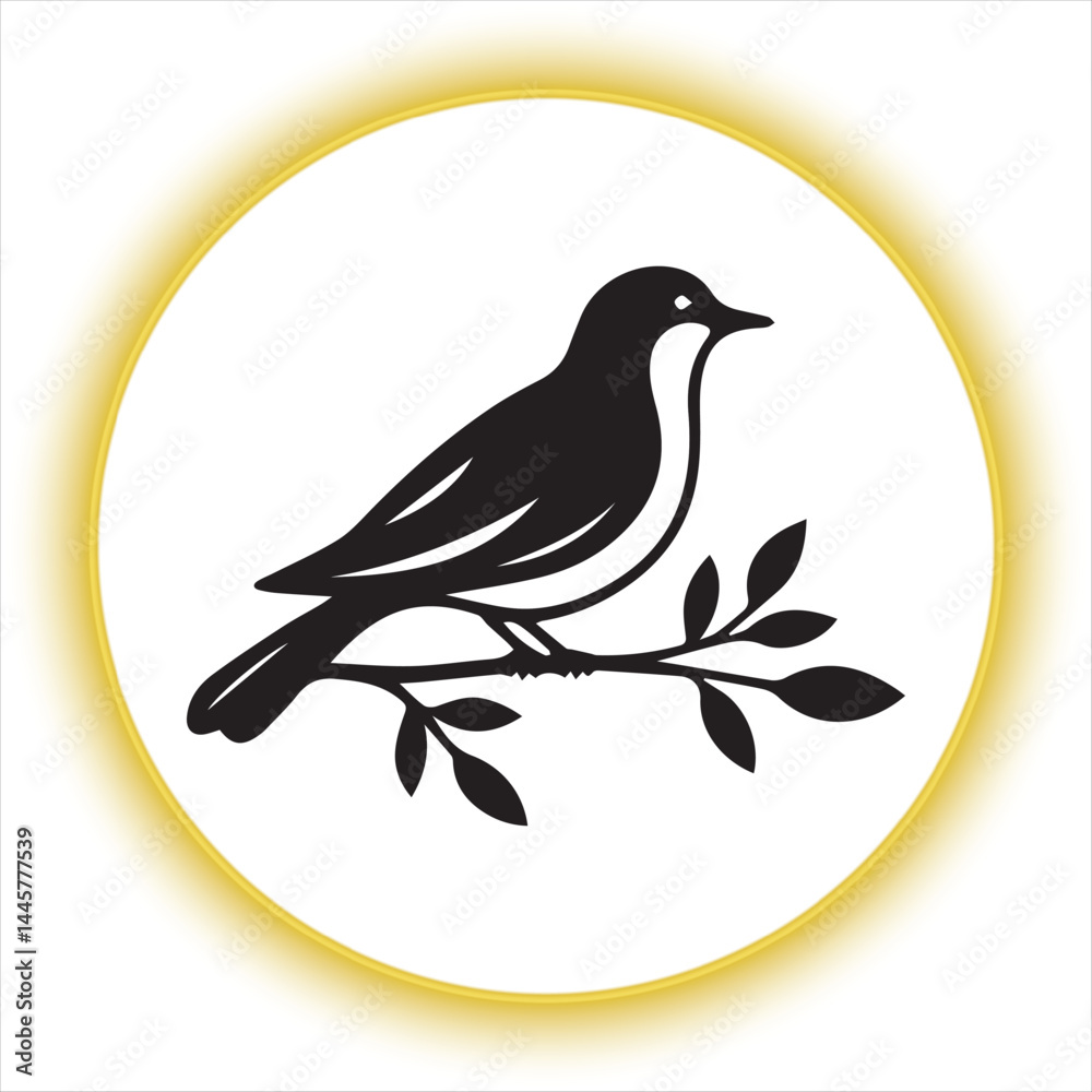 Bird Sitting on Branch Vector Illustration,Simple Line Art Bird on Tree Branch,Minimalist Bird Drawing Perched on Branch,Black and White Bird Silhouette Vector,Elegant Bird Outline with Leaves Design Bird Sitting on Branch Vector Illustration,Simple Line Art Bird on Tree Branch,Minimalist Bird Drawing Perched on Branch,Black and White Bird Silhouette Vector,Elegant Bird Outline with Leaves Design