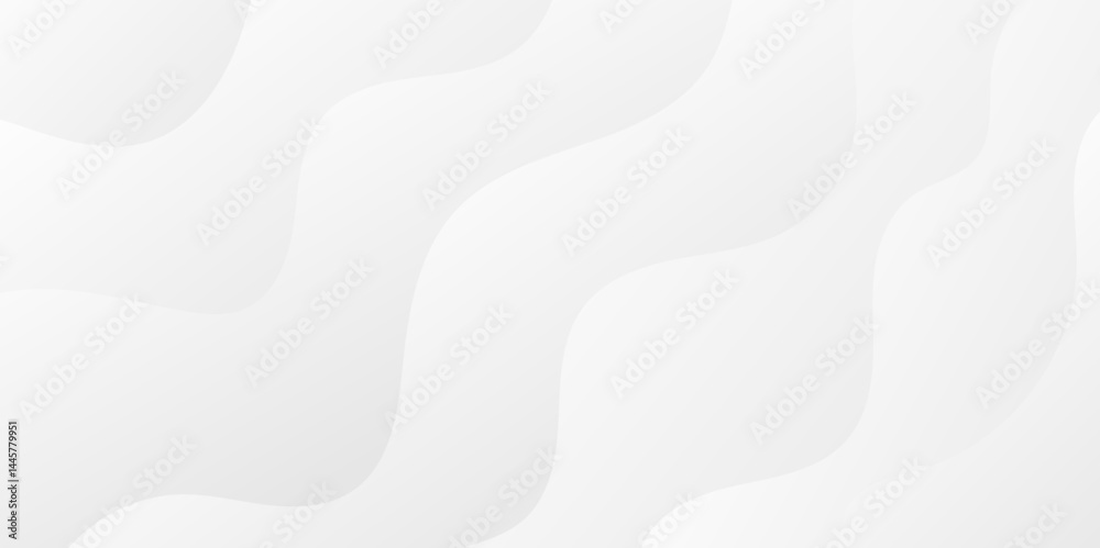 Abstract minimalistic white paper wave curve lines banner background design.
Abstract minimalistic white paper wave curve lines banner background design.