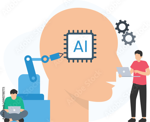 Artificial intelligence involves machine learning or deep learning, with applications in natural language processing and/or computer vision. AI powers automation or predictive analytics, supporting 