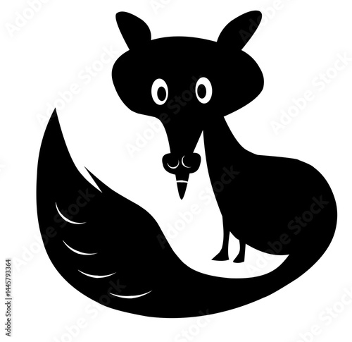 educational cartoon illustration vector wolf shepherd farm flat design children book cover isolated white background