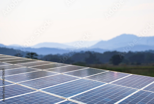Solar panels with visible dirt and dust mounted on a rooftop. Represents the importance of maintenance for sustainable and efficient renewable energy usage.