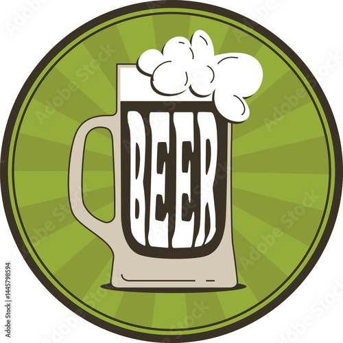Beer Mat Vector Illustration Design