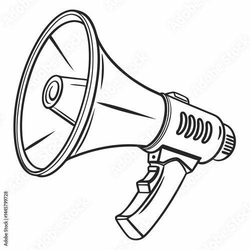 megaphone icon vector illustration