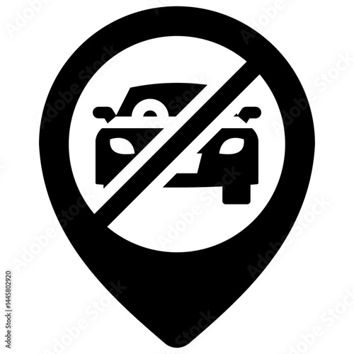 No Parking Area Icon