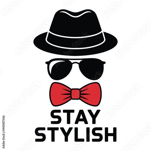 Stay Stylish T Shirt Design