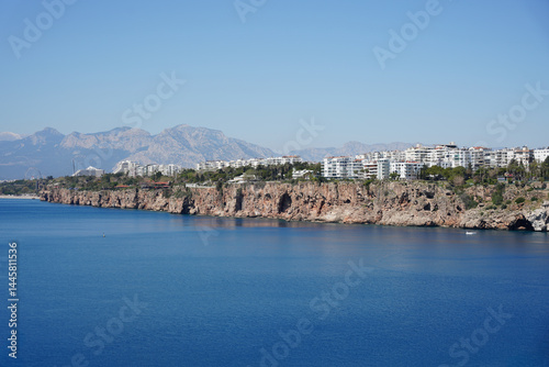 Fototapeta Naklejka Na Ścianę i Meble -  General View of Antalya in Turkiye