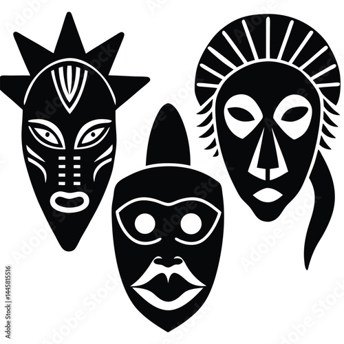 set of masks