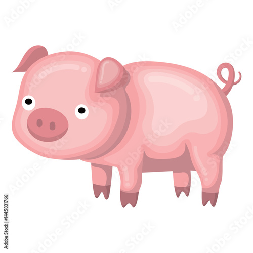 cute pig illustration