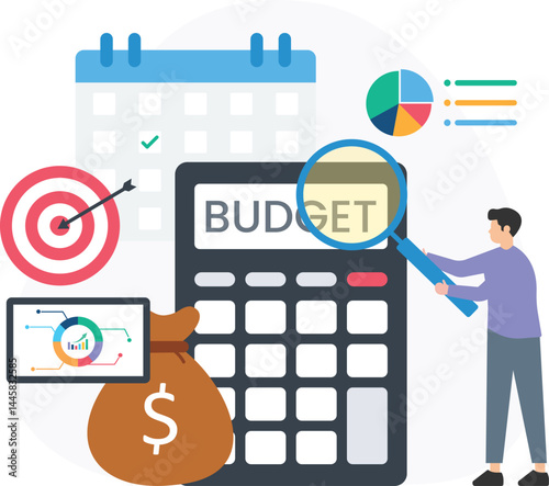 Financial budget or expense planning, income forecasting or revenue allocation, cost control or expenditure tracking, annual budgeting or monthly reviews, savings goals or investment planning, operati