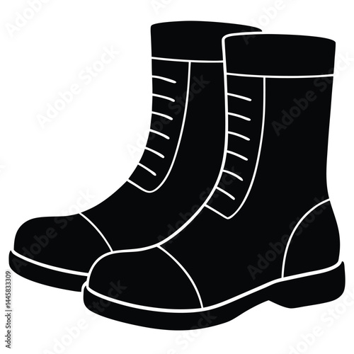 journalist element isolated journalist boots on white background