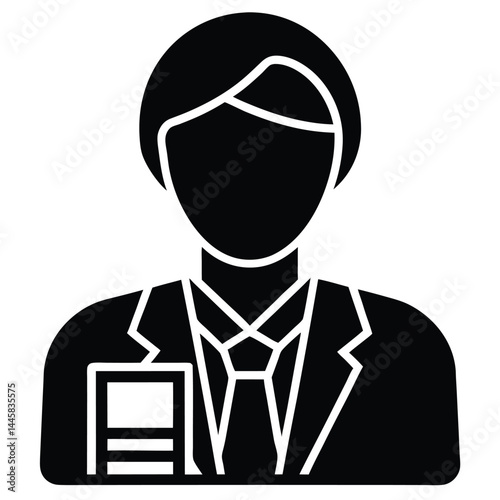 journalist element isolated news website layout on white background