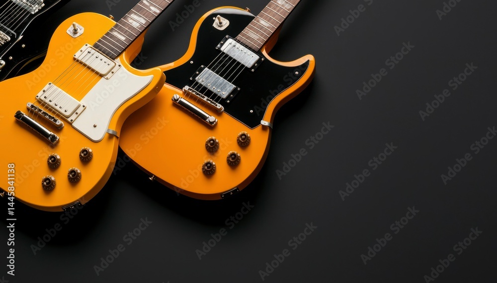 Fototapeta premium Three electric guitars (1)