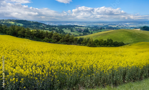 Spring time in the East Yorkshire Wolds in the United Kingdom